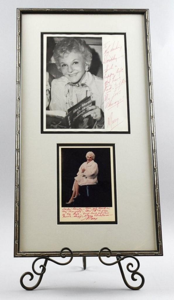 Framed Mary Martin Signed Photos (1 of 4)