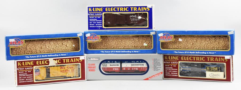 (7) Williams, Atlas, K-Line O/O27 Gauge Train Cars (1 of 5)
