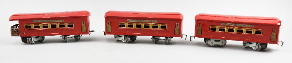 (3) Pre-War American Flyer O Gauge Passenger Cars (1 of 7)