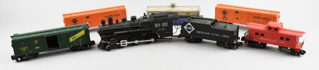 Vintage Post-War 7 Pc American Flyer Train Set (1 of 7)