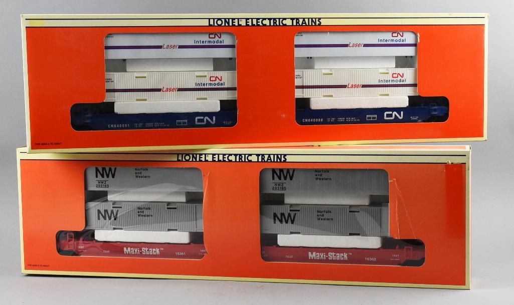 Lionel Norfolk & Western Maxi-Stack Flatcar 6-16360 (1 of 8)