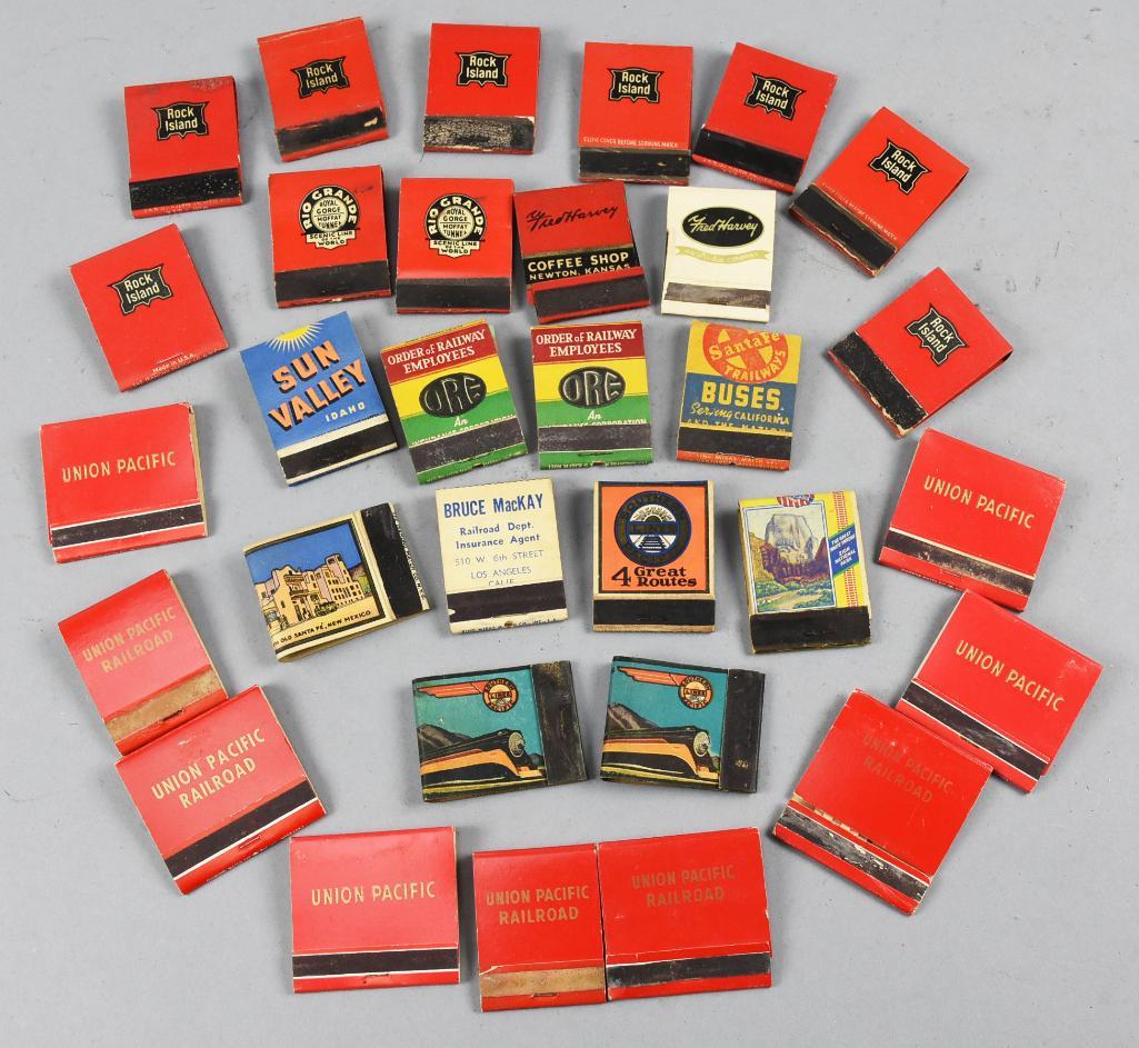 Misc Railroad Matchbooks, Rock Island, Union Pacific & (1 of 7)