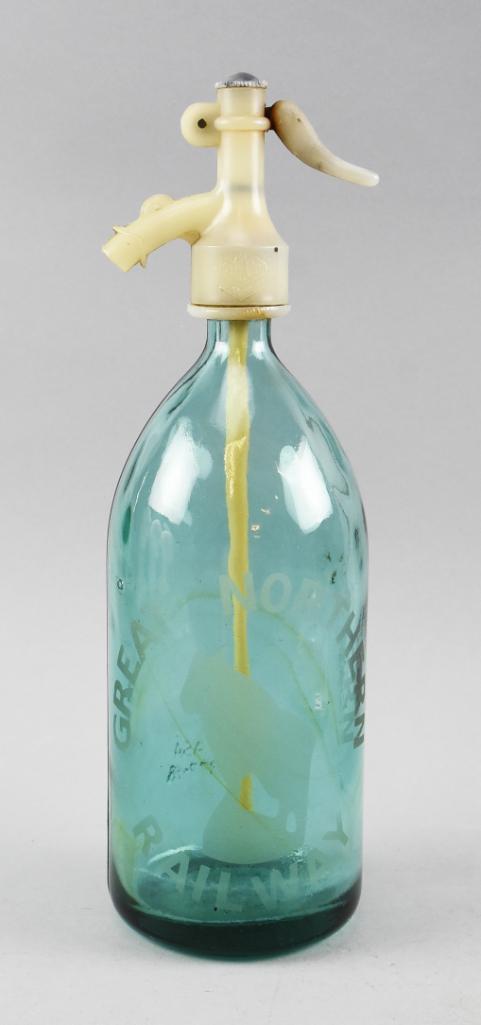 Great Northen Railway Railroad Selzer Bottle (1 of 9)