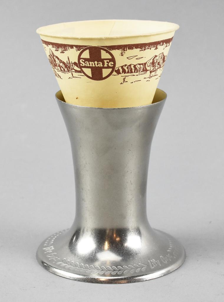 RAILROAD SANTA FE EL CAPITAN CONE CUP & LILY CUP HOLDER (1 of 11)