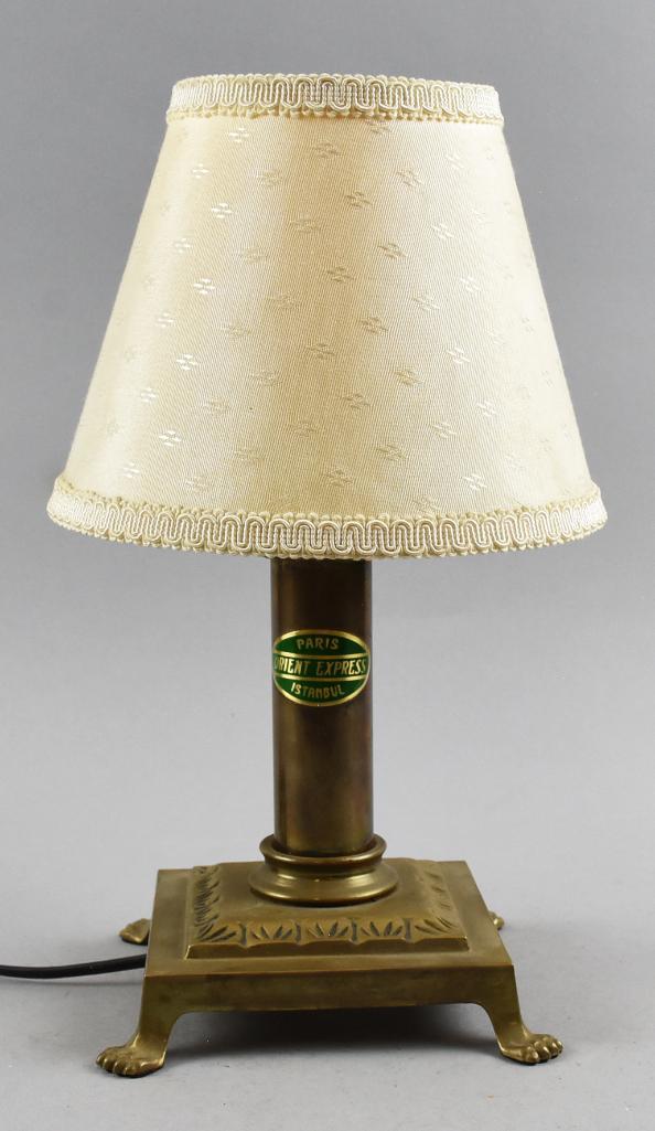 Vintage  Paris to Istanbul Orient Express Train Lamp (1 of 8)