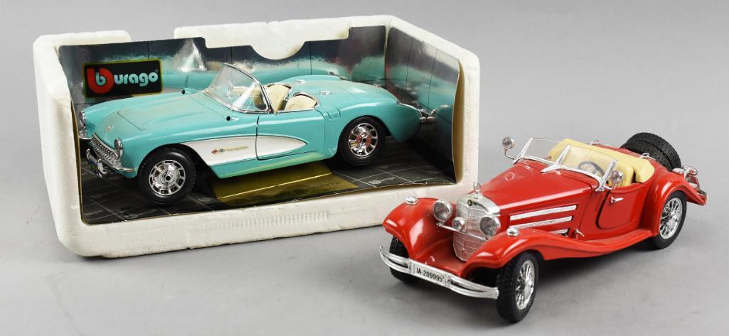 (2) Burago Italian Made 1:18 Scale Cars, (1 of 7)