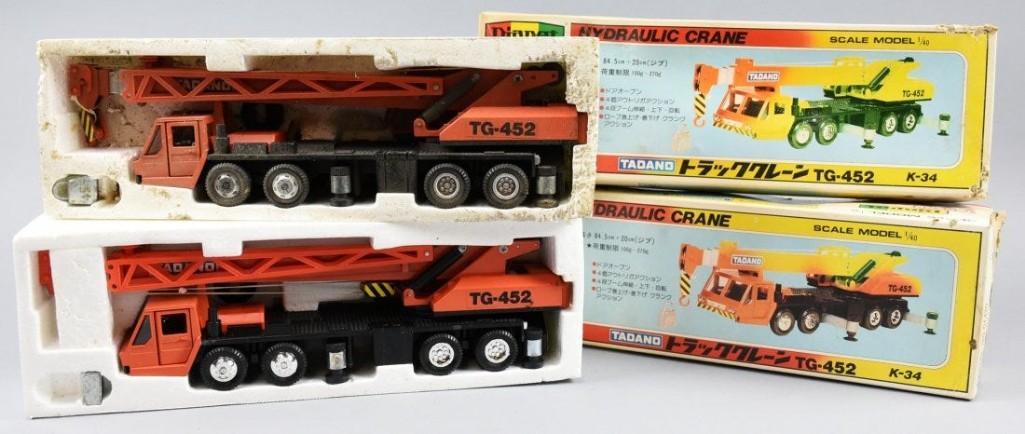 Japan Diapet Hydraulic Cranes, Lot of 2 (1 of 4)
