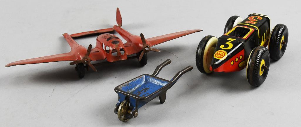 c1930 Cast Steel/Tin Toy Lot, Marx, Kilgore and More (1 of 6)