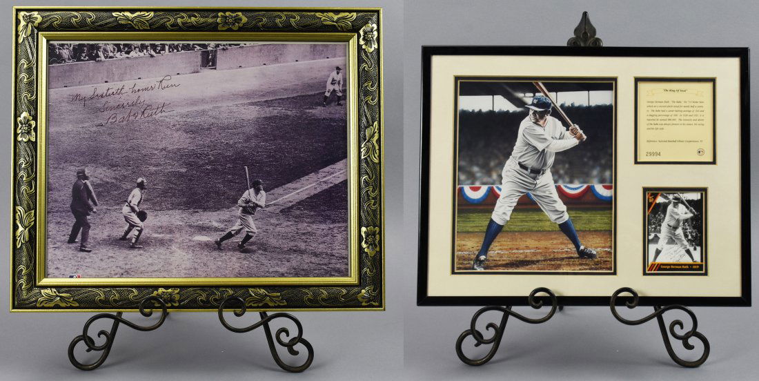 Babe Ruth Memorabilia Framed Art (1 of 8)