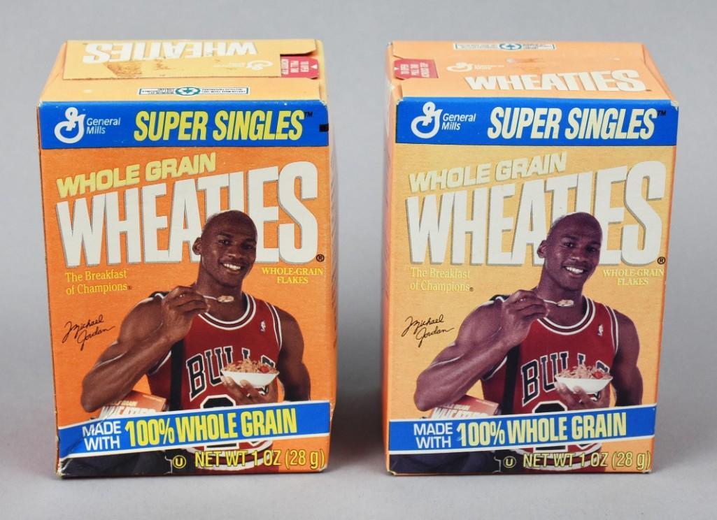 PAIR Michael Jordan Single Serve Wheaties Boxes (1 of 5)