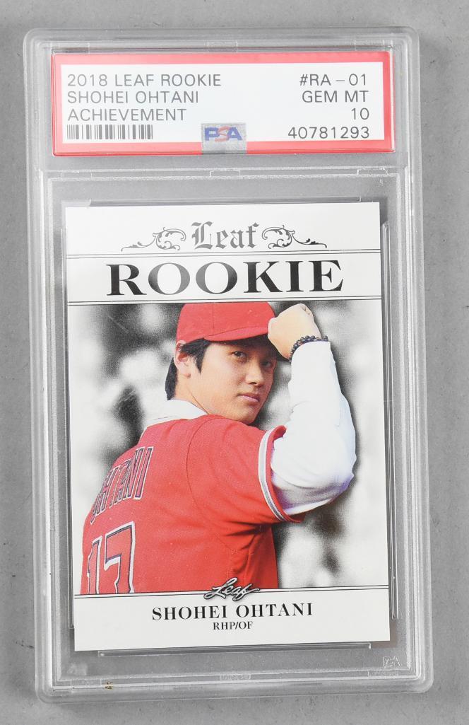 2018 Leaf Shohei Ohtani Rookie, PSA GEM MT 10 (1 of 2)