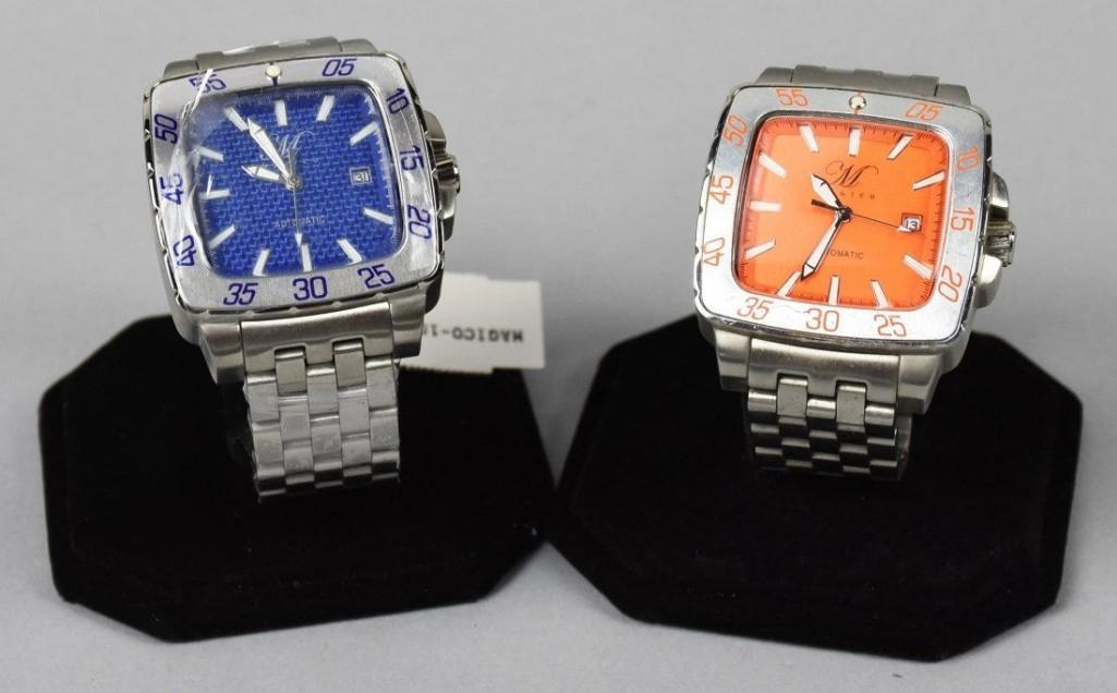 Pair Magico Automatic Watches