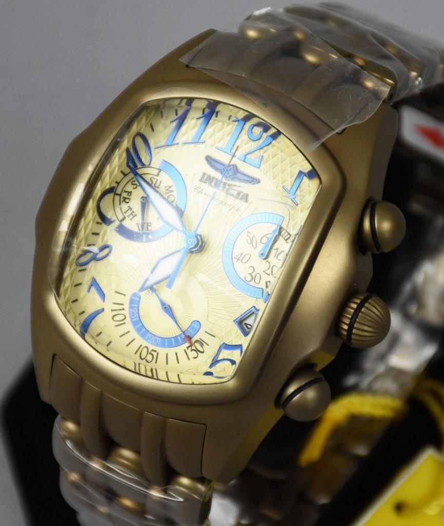 Invicta Gun Metal Grey Lupah 26701: Beautiful open back Invicta Lupah mens watch.