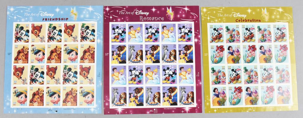 Art of Disney Postage Stamps, Friendship, Romance, (1 of 5)