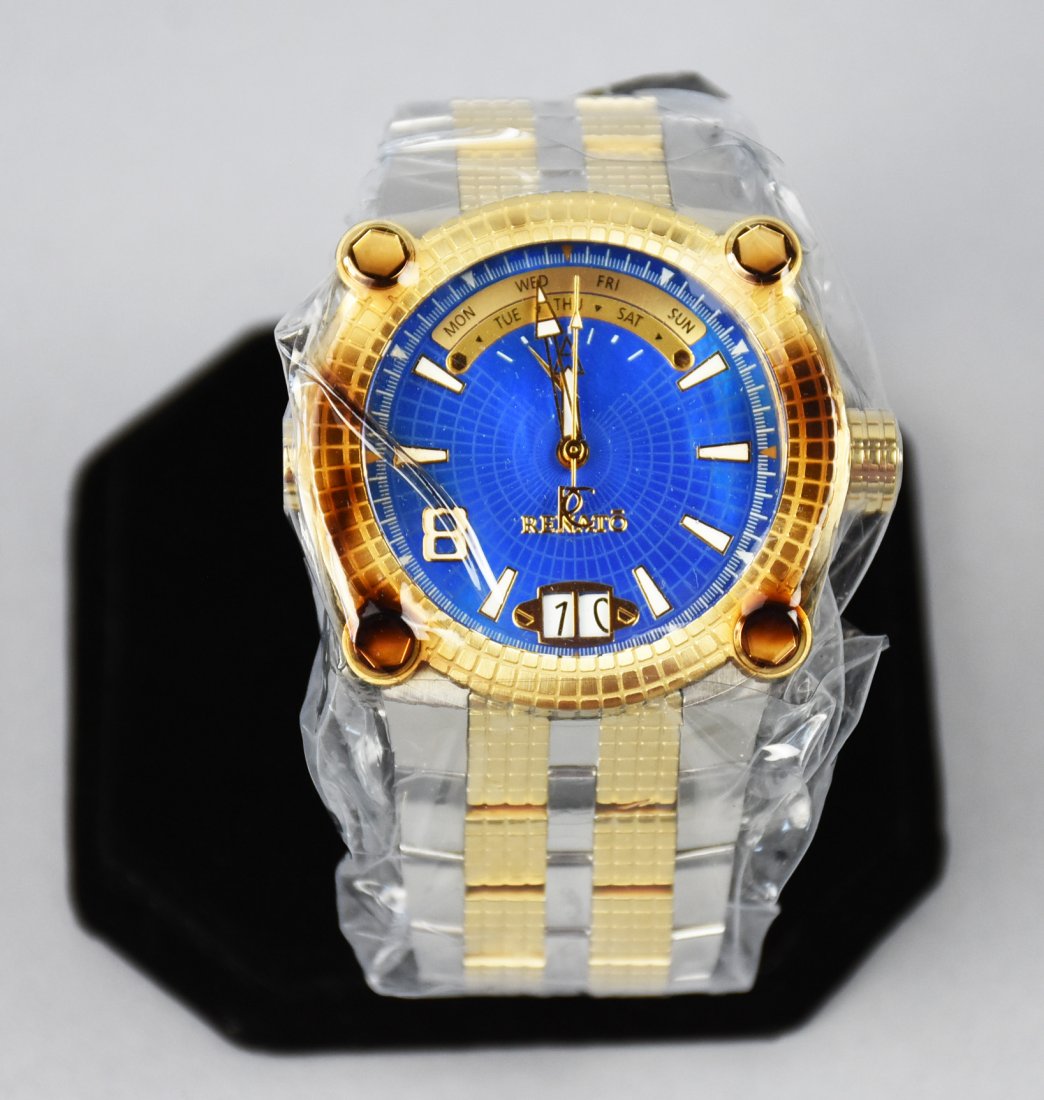 Renato Vulcan Retro, LE 77/100: Great looking watch from Renato Vulcan Retro watch, limited edition 77/100. It has never been work and retains all original factory protective wrap.