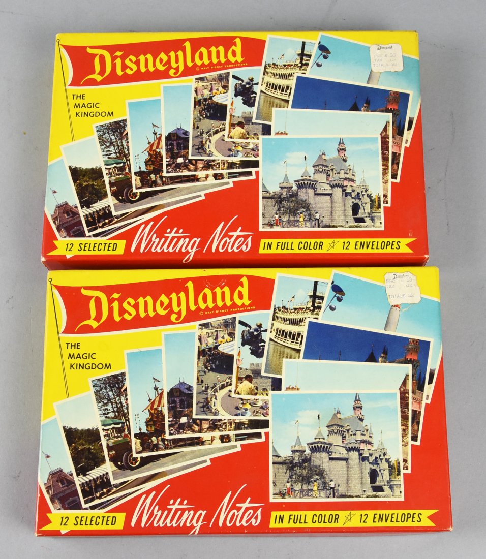 2 Vintage Disneyland Writing Notes Boxes (1 of 3)