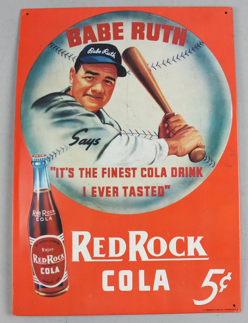 Red Rock Coca Cola & Babe Ruth Baseball (1 of 3)