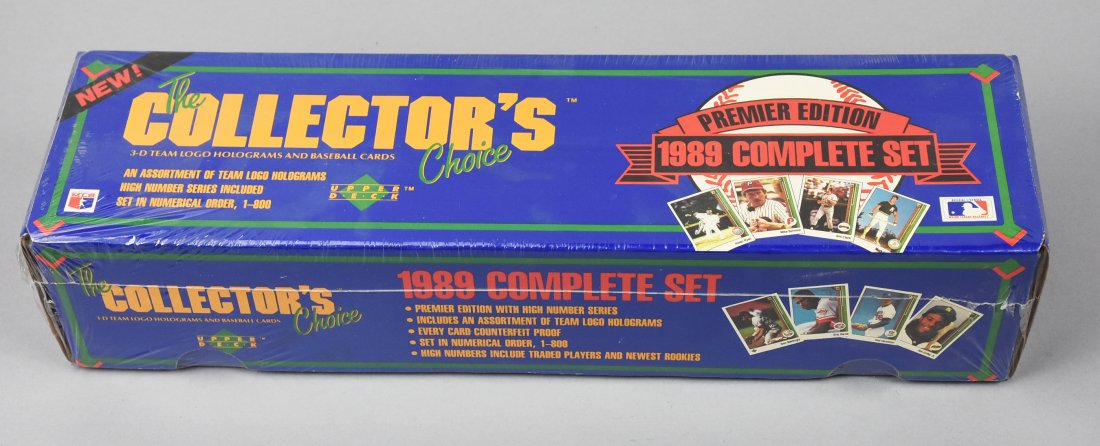 Factory Sealed 1989 Upper Deck Collector Griffey Johnso (1 of 4)