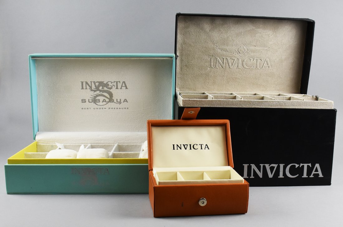 3 Assort. Invicta Watch Cases (1 of 5)