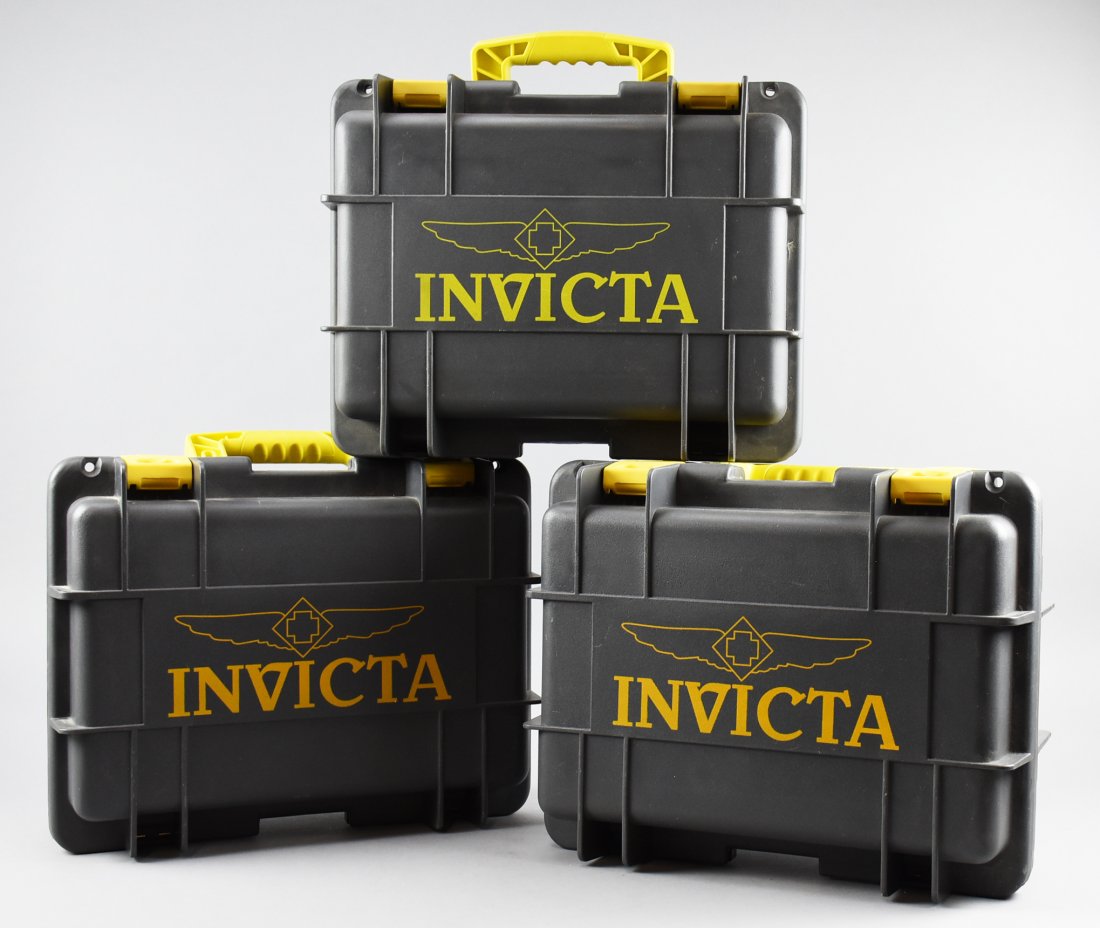 3 Matching Invicta Hardcover Watch Cases (1 of 4)