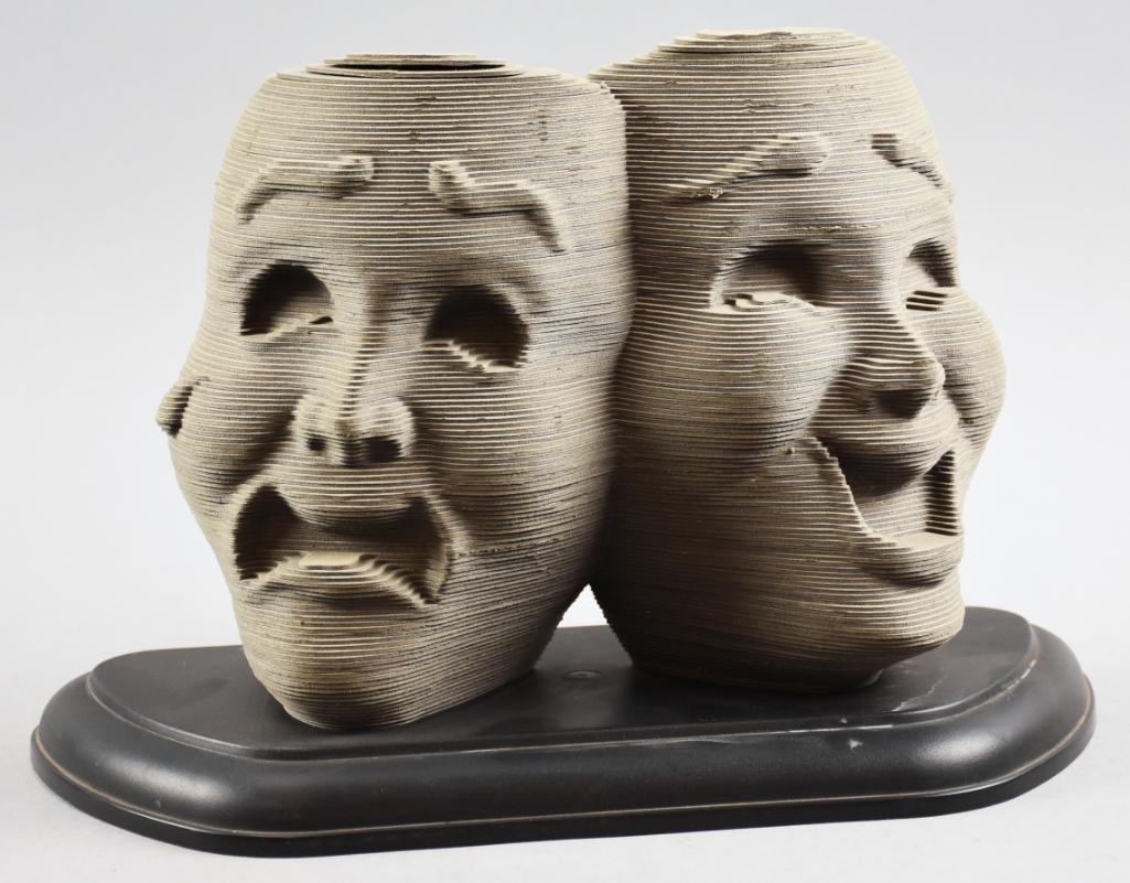 Milton Bradley Masks of Comedy & Tragedy 3D Puzzle (1 of 8)