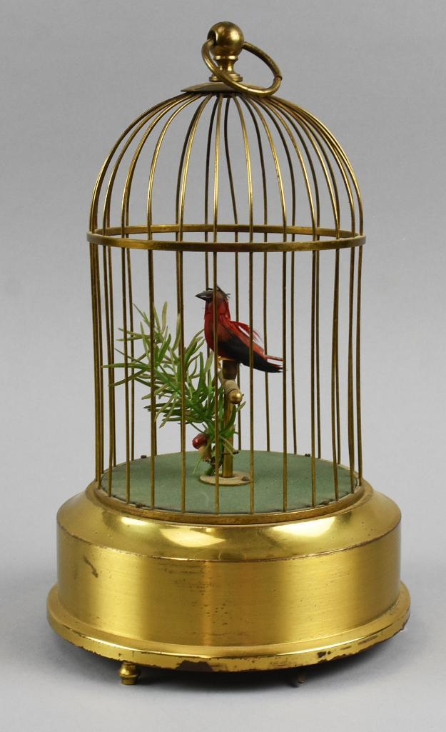 Antique Karl Griesbaum Ken-D Automaton Bird Cage (1 of 6)