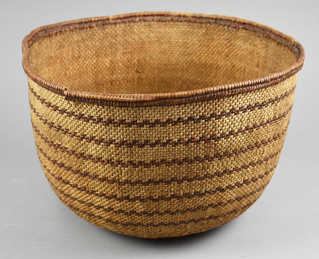 Large Antique Native American Basket California (1 of 9)