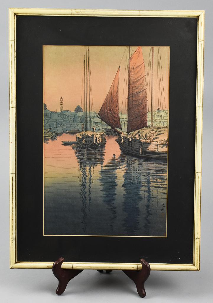 Tsuchiya Koitsu (1870-1949) Japanese Woodblock Print (1 of 5)