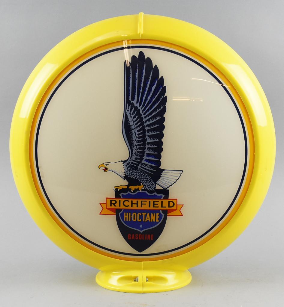 Repro Richfield Oil Hi-Octane Gas Pump Globe (1 of 7)