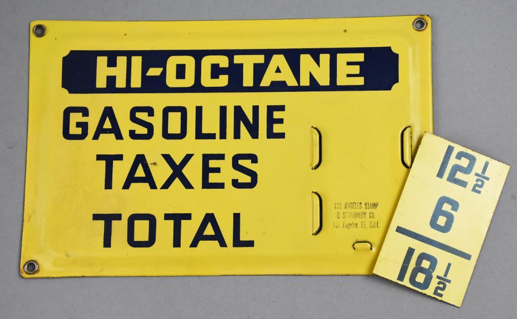 Vintage Richfield Gas Pump Price Insert (1 of 5)