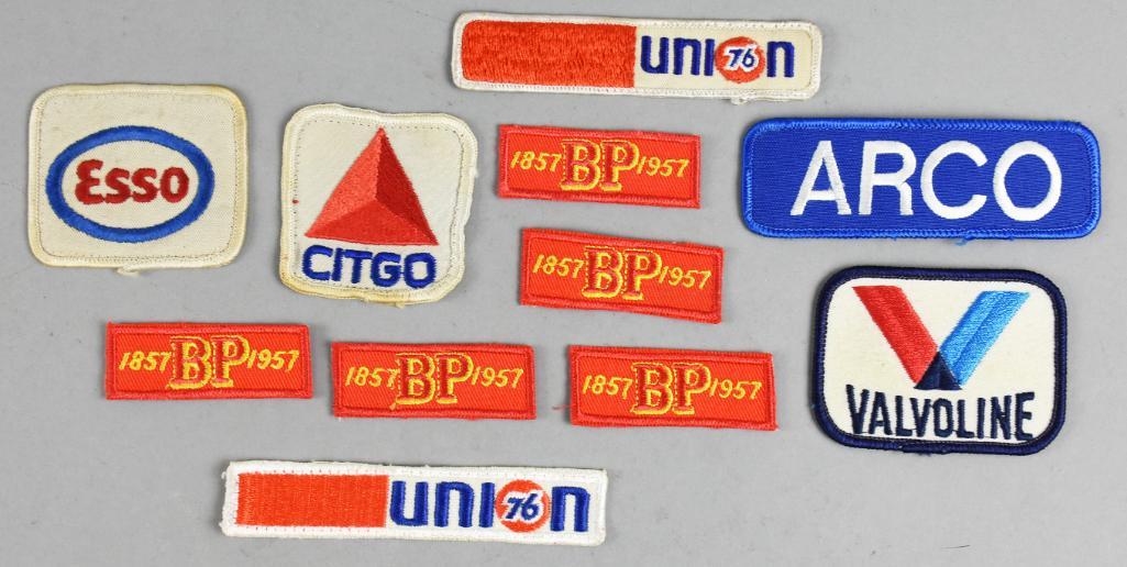 (11) Vintage Gas Station Uniform Patches, BP, Union 76 (1 of 2)