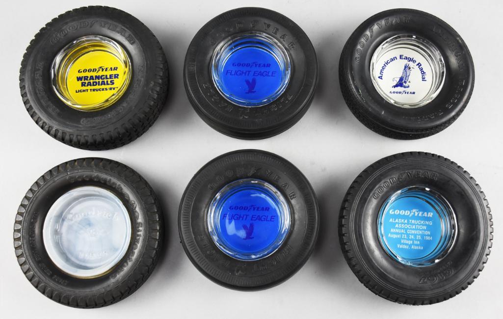 Misc Vintage Tire Advertising Ashtrays, All Goodyear (1 of 7)