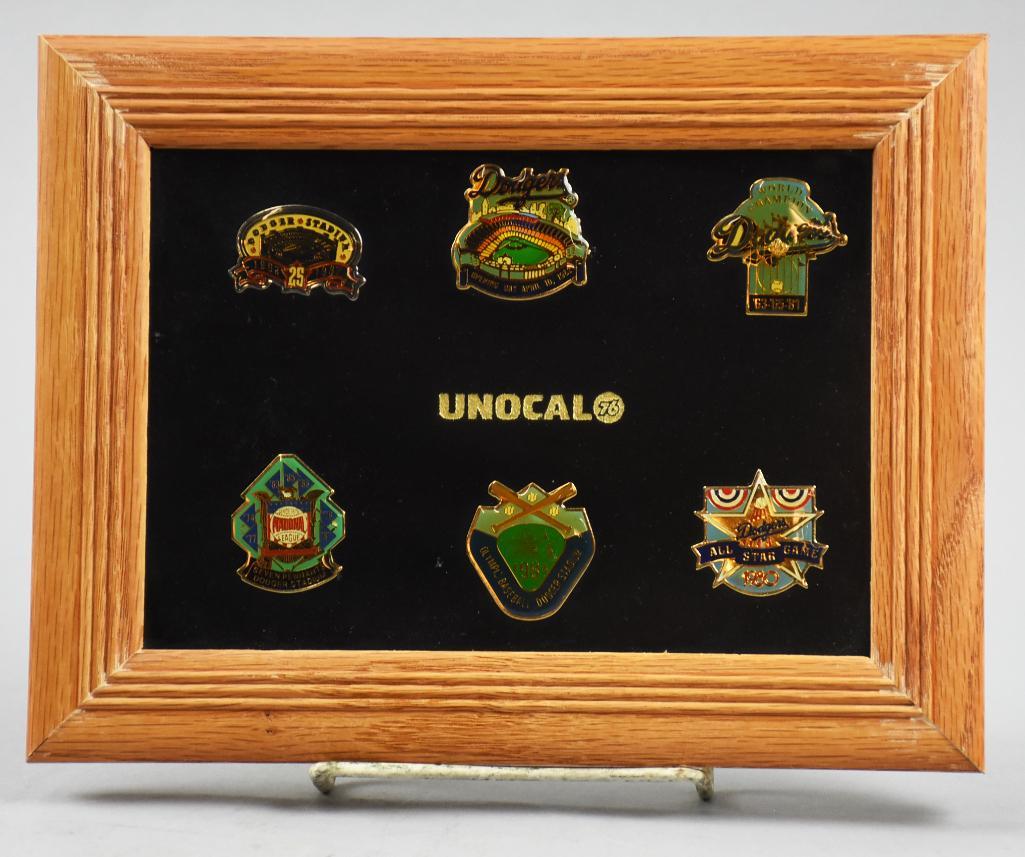 1987 Unocal 76 Dodgers Baseball Lapel Pins (1 of 5)