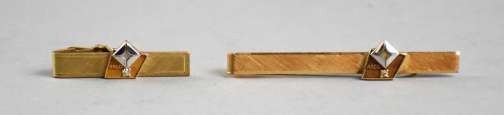 2 ARCO Service Award Tie Bars 10k Diamond (1 of 4)