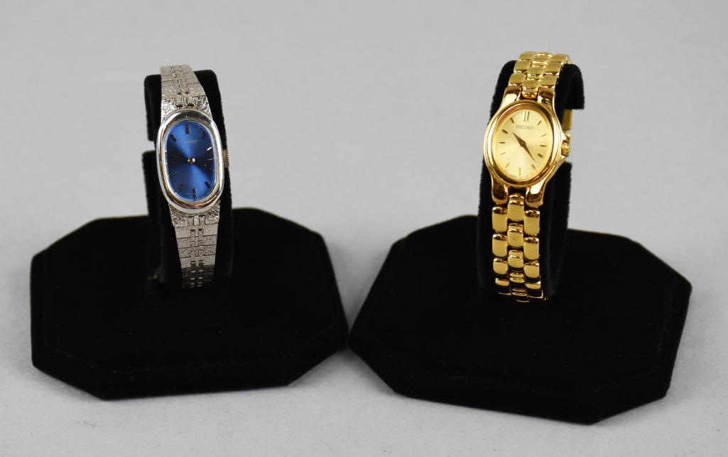 2 Vintage Ladies Seiko Quartz Watches (1 of 6)