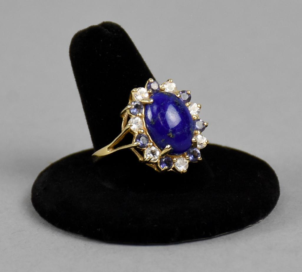 Gorgeous 14k Gold Lapis Lazuli Ring (1 of 6)