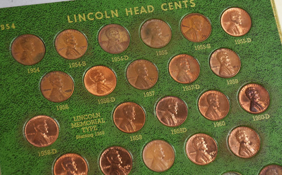 Partially Filled Lincoln Head Cent Book (1 of 6)