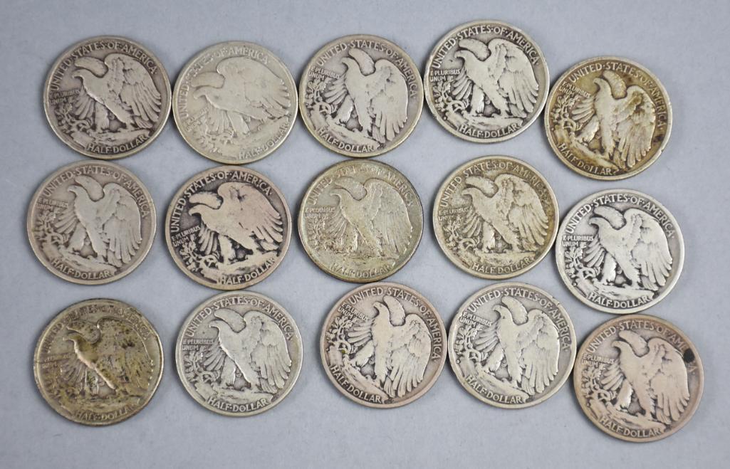 1937-1945 Walking Liberty Silver Half Dollars (1 of 3)