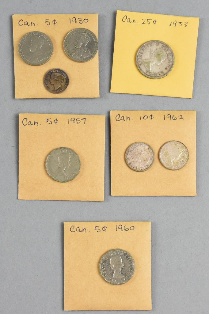 1930-1962 Canadian Coins (1 of 2)