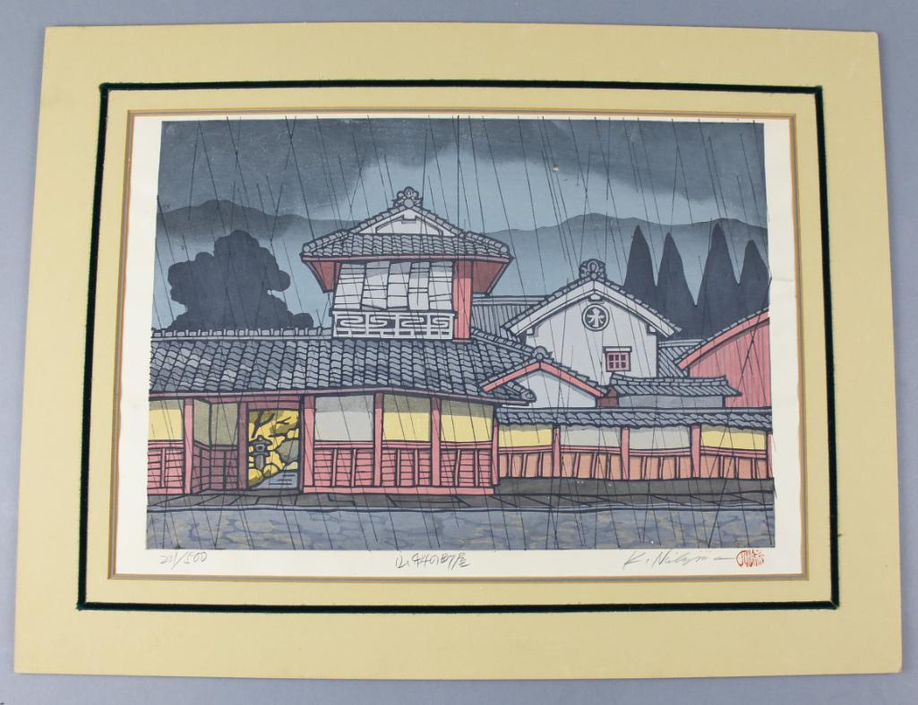 Nishijima Katsuyuki (b. 1945) Lt Ed Woodblock (1 of 6)