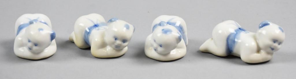 (4) Porcelain Chopsticks Rests (1 of 4)