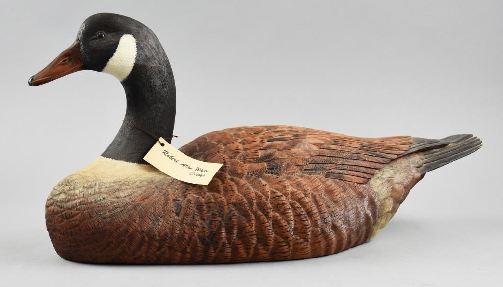 1985 Signed Robert Alan White Canadian Goose (1 of 11)
