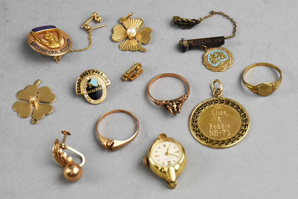 Vintage Gold Scrap Jewelry (1 of 5)