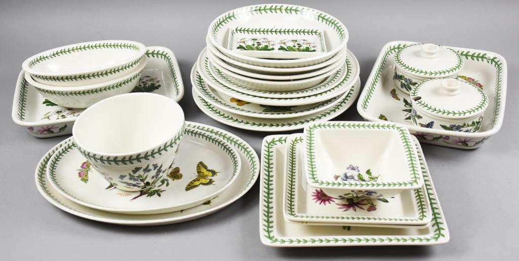 Portmeirion Botanic Garden Earthen Serving Piece Lot (1 of 11)