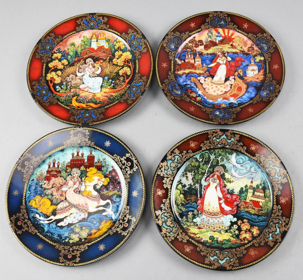Byliny Russian Collector Plates Four Seasons (1 of 7)