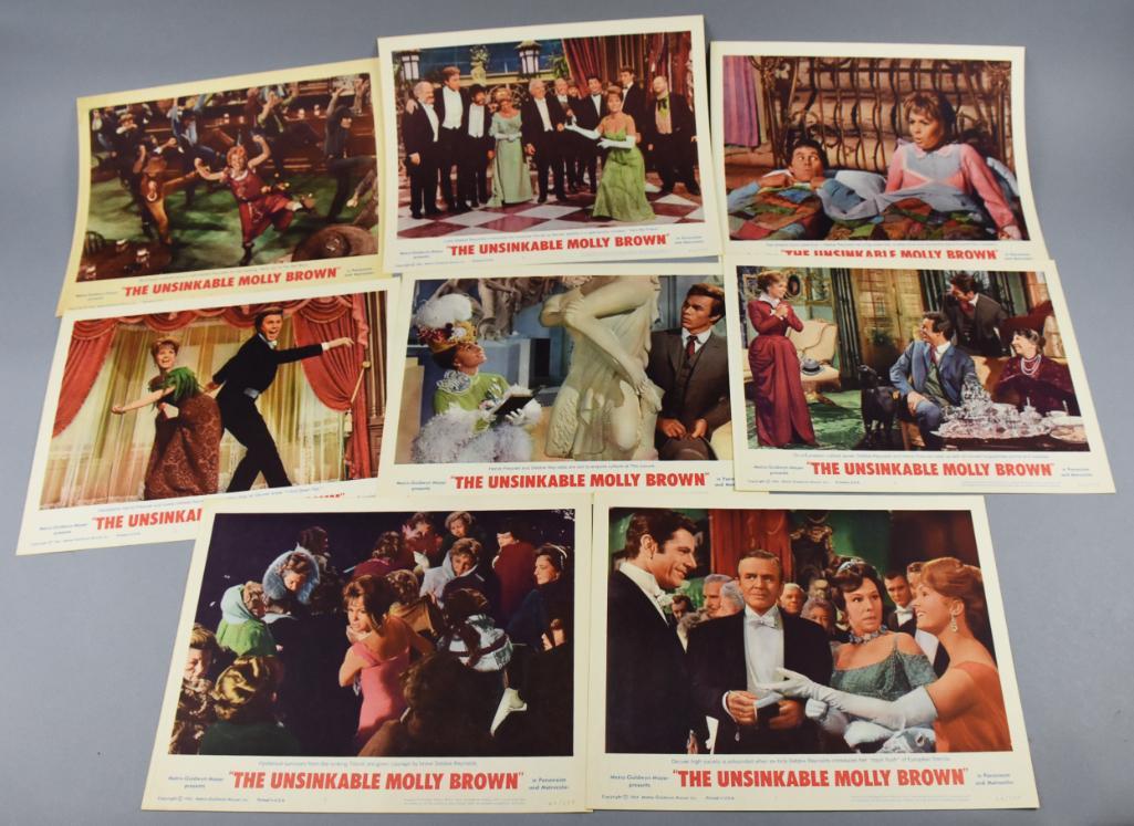 1964 Complete Set, Unsinkable Molly Brown Lobby Cards (1 of 7)