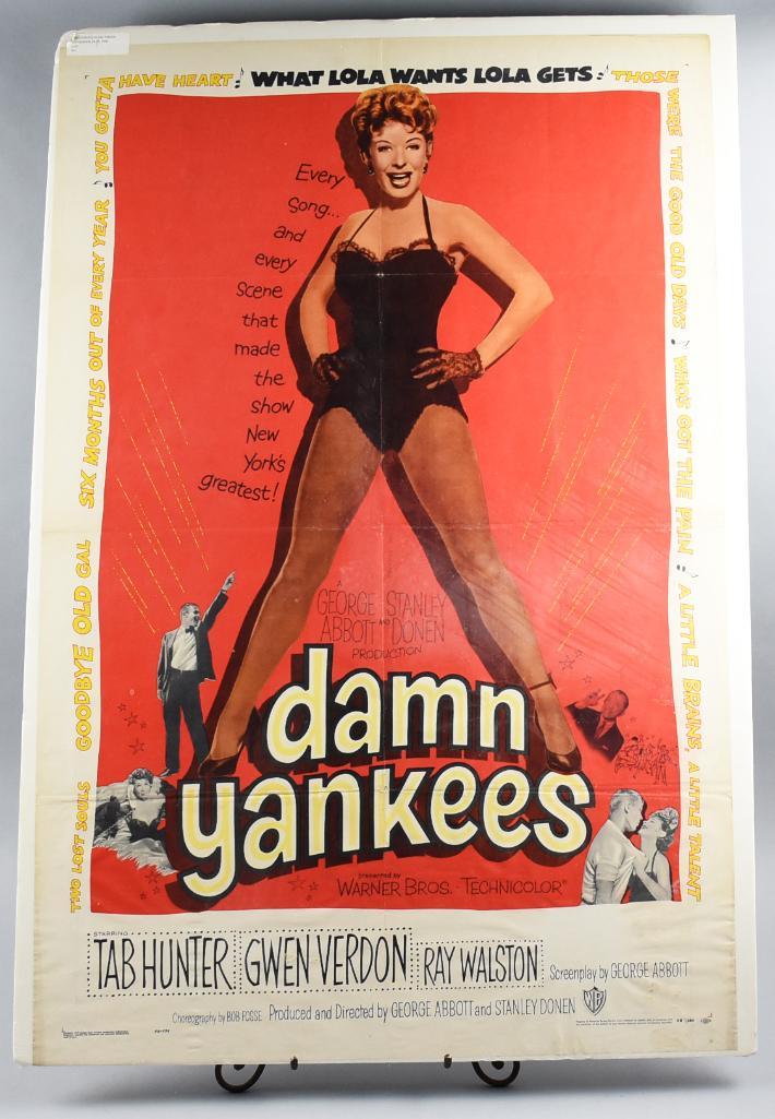 1958 Damn Yankees One Sheet (1 of 6)
