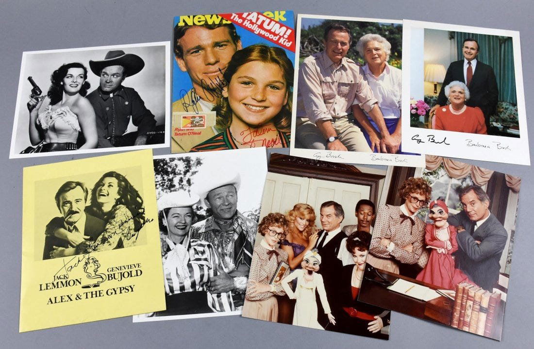 Misc Signed/Unsigned Photos, Hollywood/Politics (1 of 5)