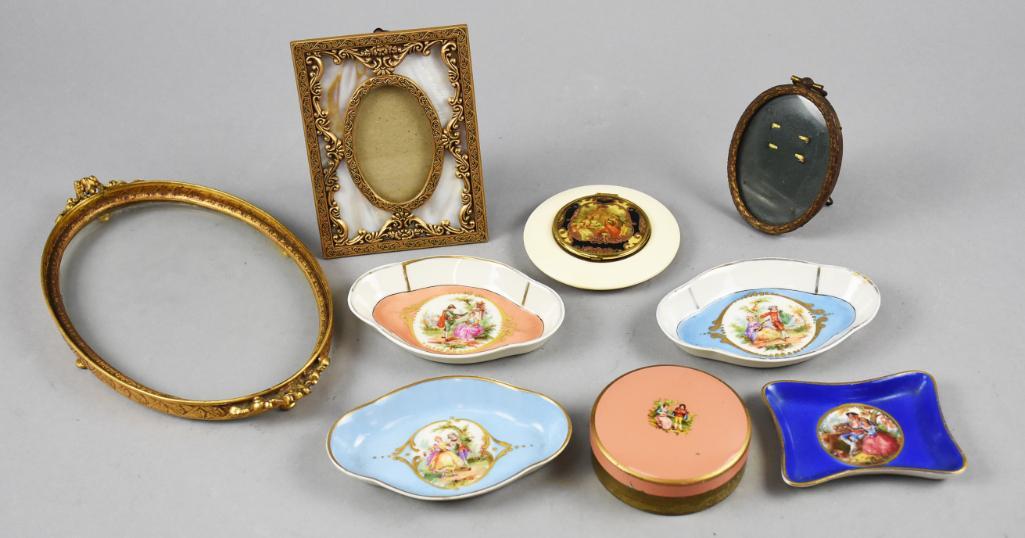 Vintage Vanity & French Dresser Trays Lot (1 of 6)