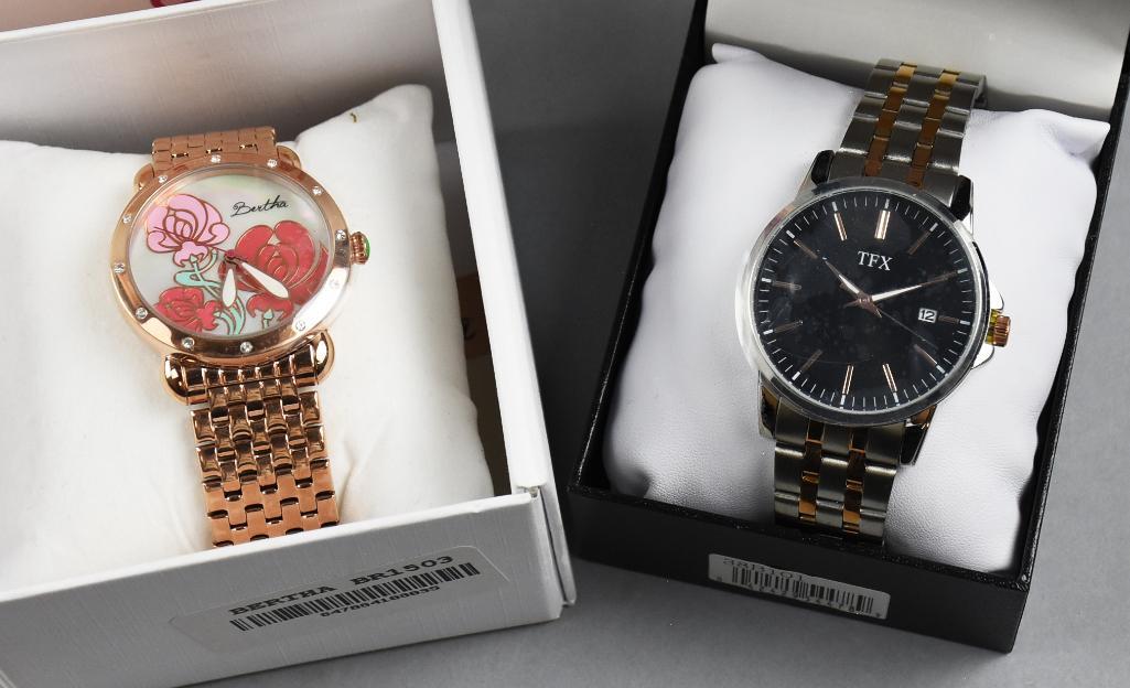 Pair Watches, Bertha Josephine & TFX by Bulova (1 of 7)